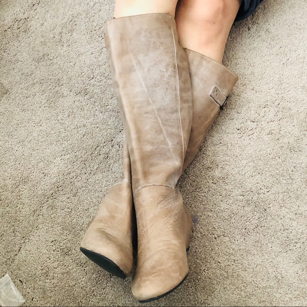 Aldo Natural Boots - Taupe
